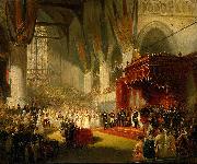 The Inauguration of King William II in the Nieuwe Kerk Nicolaas Pieneman